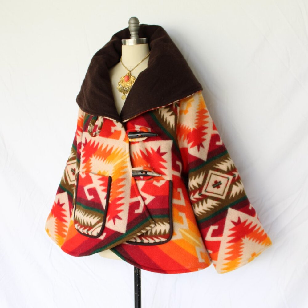 Pendleton vintage Wool blanket Native American Cl… - image 6